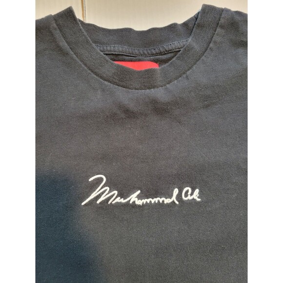 Muhammad Ali x Shoe Palace‎ T Shirt Large Boxing Boxer Embroidered Mens Black - Picture 4 of 7